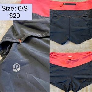 Lululemon women’s athletic shorts